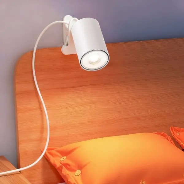 Immax 08292L - Lampă cu clemă PUNTO 1xGU10/9W/230V albă