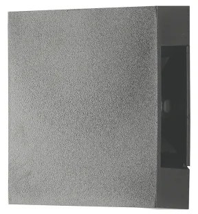 Brilagi - Aplica LED de exterior QUADRAY, 4W, 230V, antracit, IP65