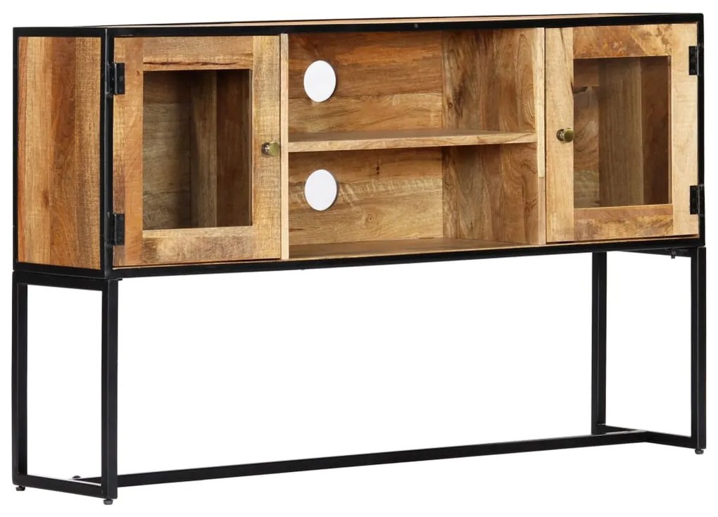 vidaXL Comodă TV, 120 x 30 x 75 cm, lemn masiv reciclat