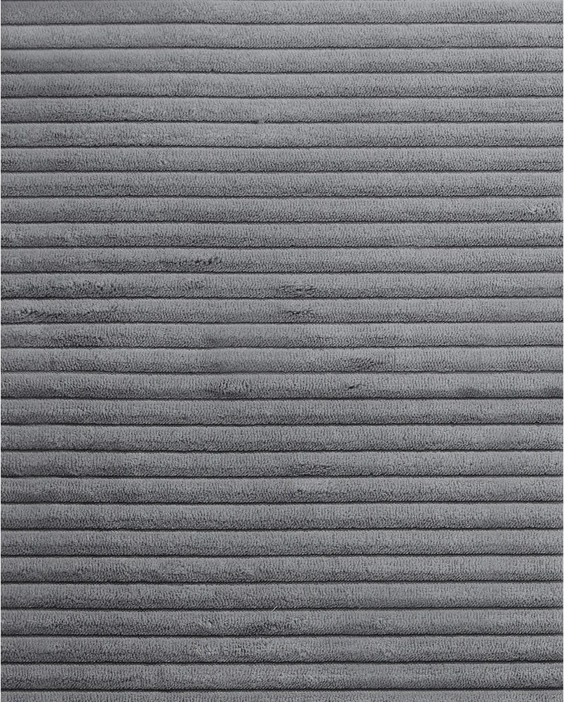 Colțar gri deschis extensibil cu tapițerie din catifea reiată Hartford – Støraa