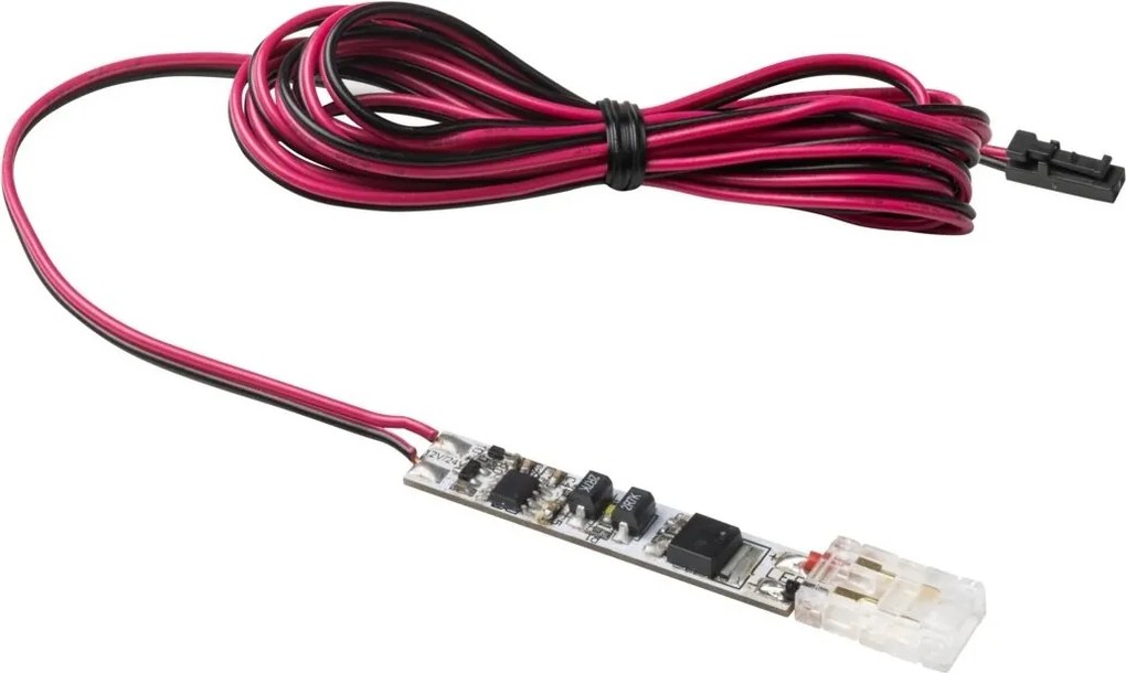 Întrerupător dimabil GTV pentru bandă LED COB, cu senzor și montaj în profil LED, 36-72W, 12-24V, IP20, cablu 2 m 72 W, 24 V, 2 m