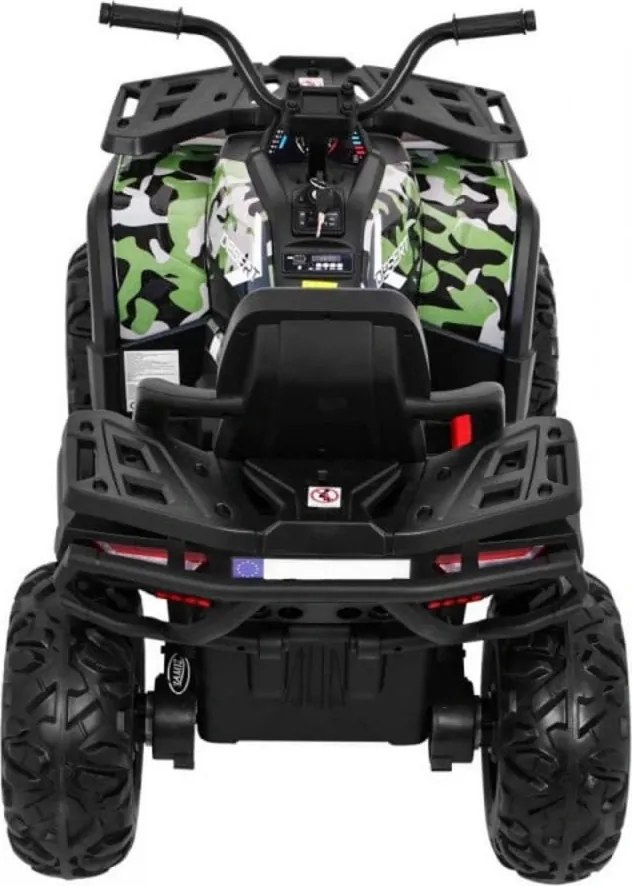 ATV Electric cu acumulator pentru copii NOVOKIDS™ Desert Rider , Cu faruri luminoase, Roti din Cauciuc EVA, 3-12 ani , max 50 kg , 2 Baterii de 12V,