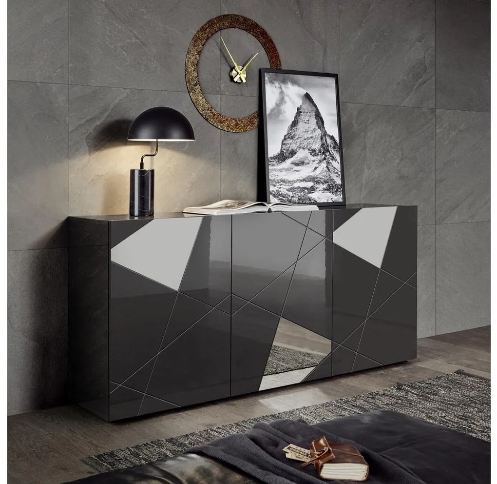 Comodă TAVRI antracit