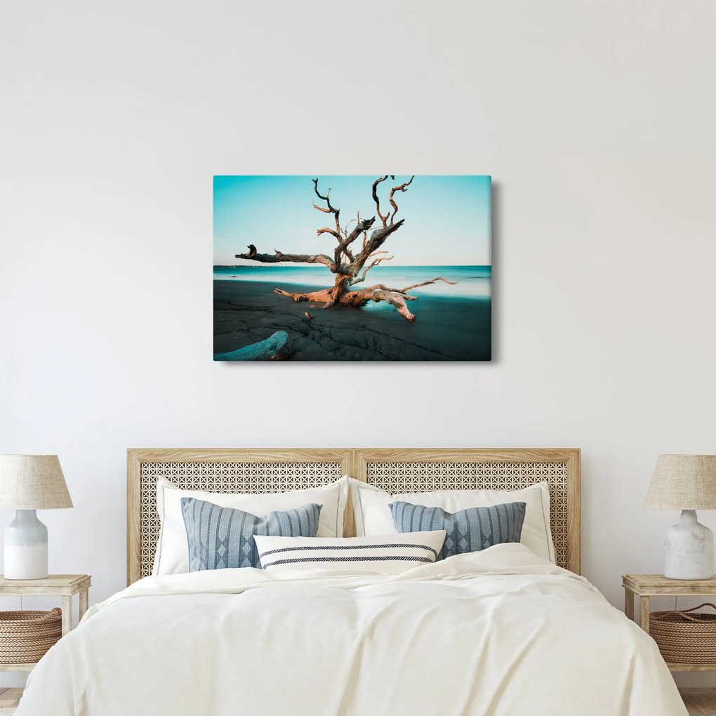 Tablou - Debarcare pe plaja (90x60 cm)