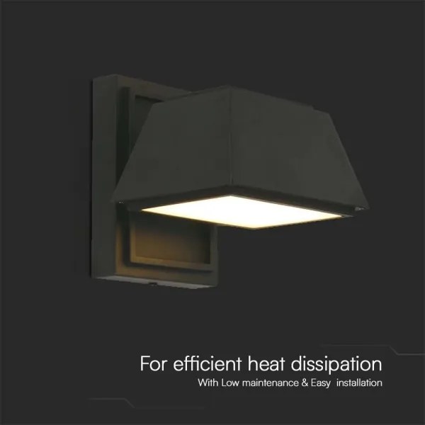 Aplică LED de exterior LED/15W/230V IP65 4000K negru