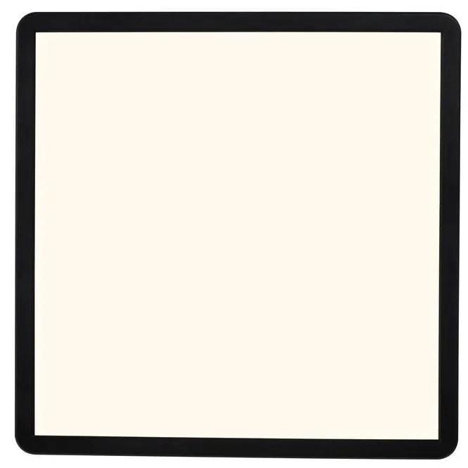 Plafoniera LED design silm IP54 baie Oja square 29 negru 3000-4000K 2015066103 NL