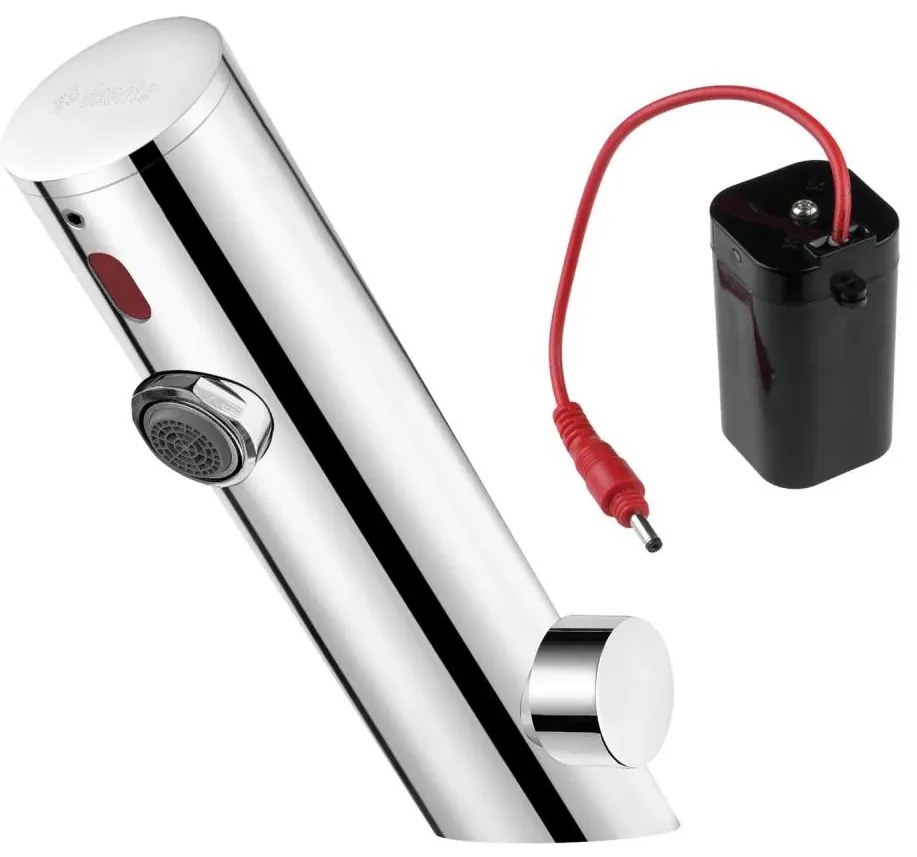 Deante BQR_P29R - Baterie umyvadlová bezdotyková SENSE 4xAA, leštěná oțel