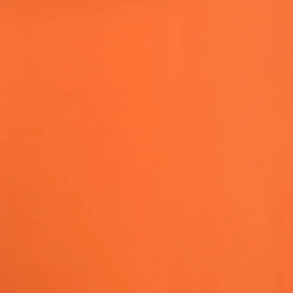 Scaun de birou pivotant, portocaliu si alb, piele ecologica 1, portocaliu si alb