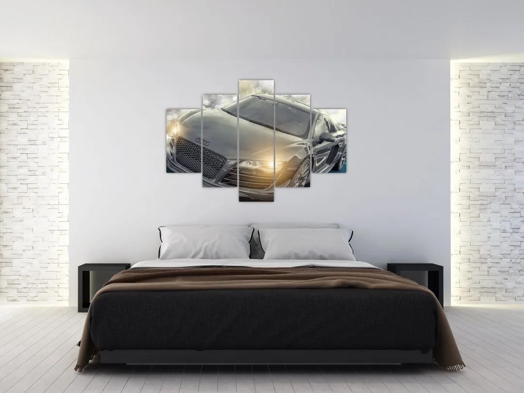 Tablou cu Audi - gri (150x105 cm)