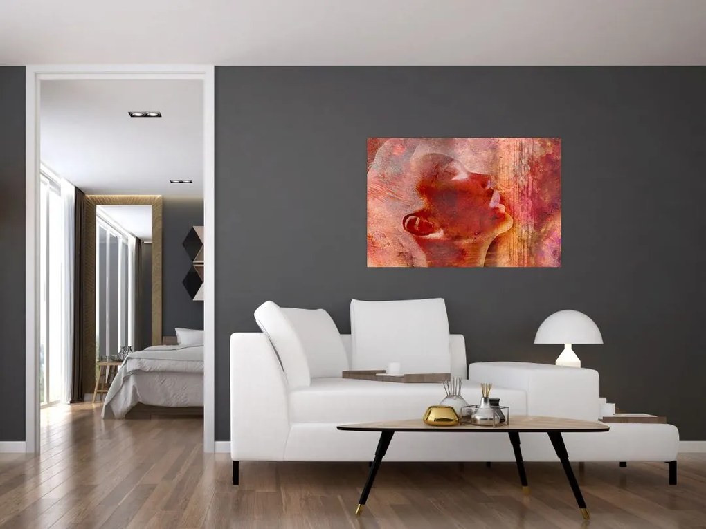 Tablou - Profilul feței feminine (90x60 cm)