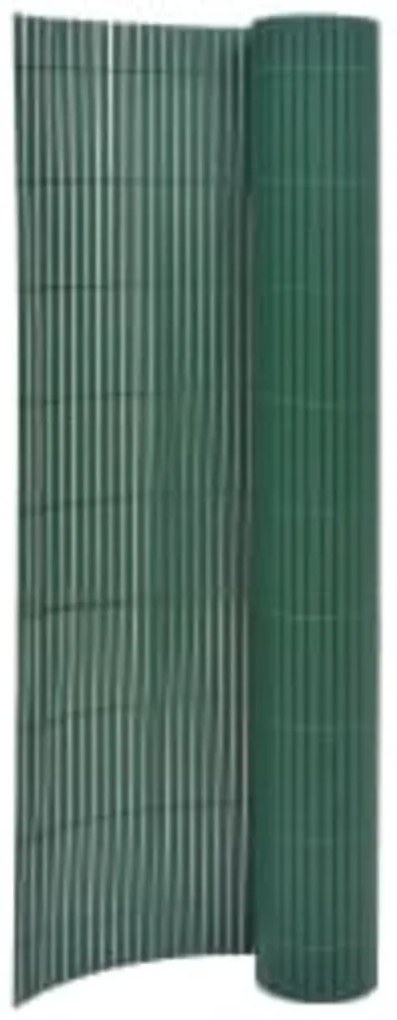 vidaXL Gard pentru grădină cu 2 fețe, verde, 110x300 cm