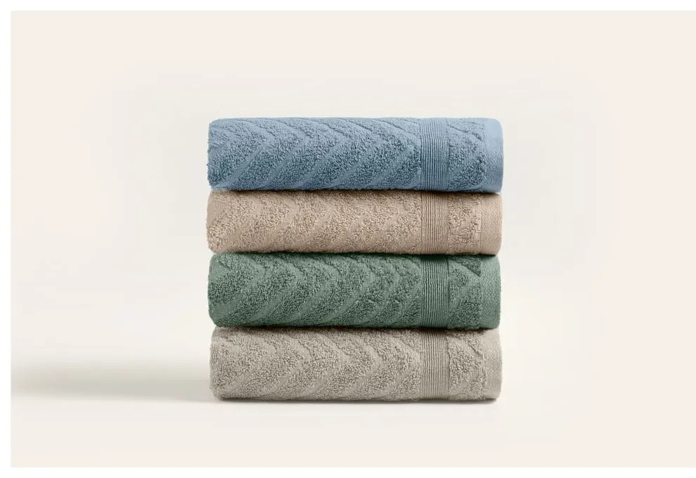 Prosoape 4 buc. din bumbac din frotir 50x90 cm – Foutastic