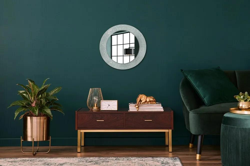 Oglinda cu decor rotunda Compoziție de mână
