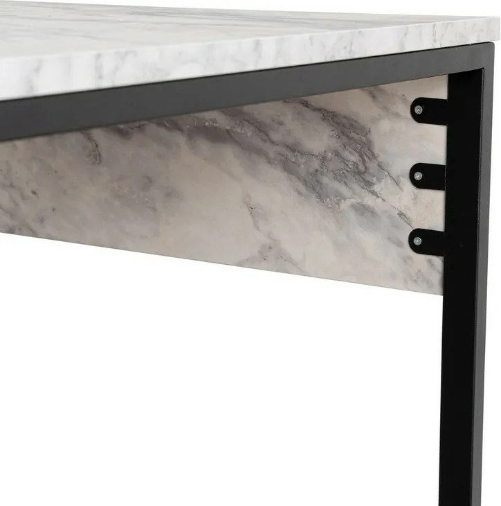 Birou Twin Freesia Marble and Black