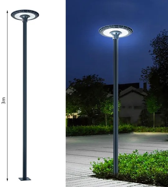 Brilagi - Lampă stradală LED de exterior URBANSPARK, 120 W, 230 V, antracit, IP65