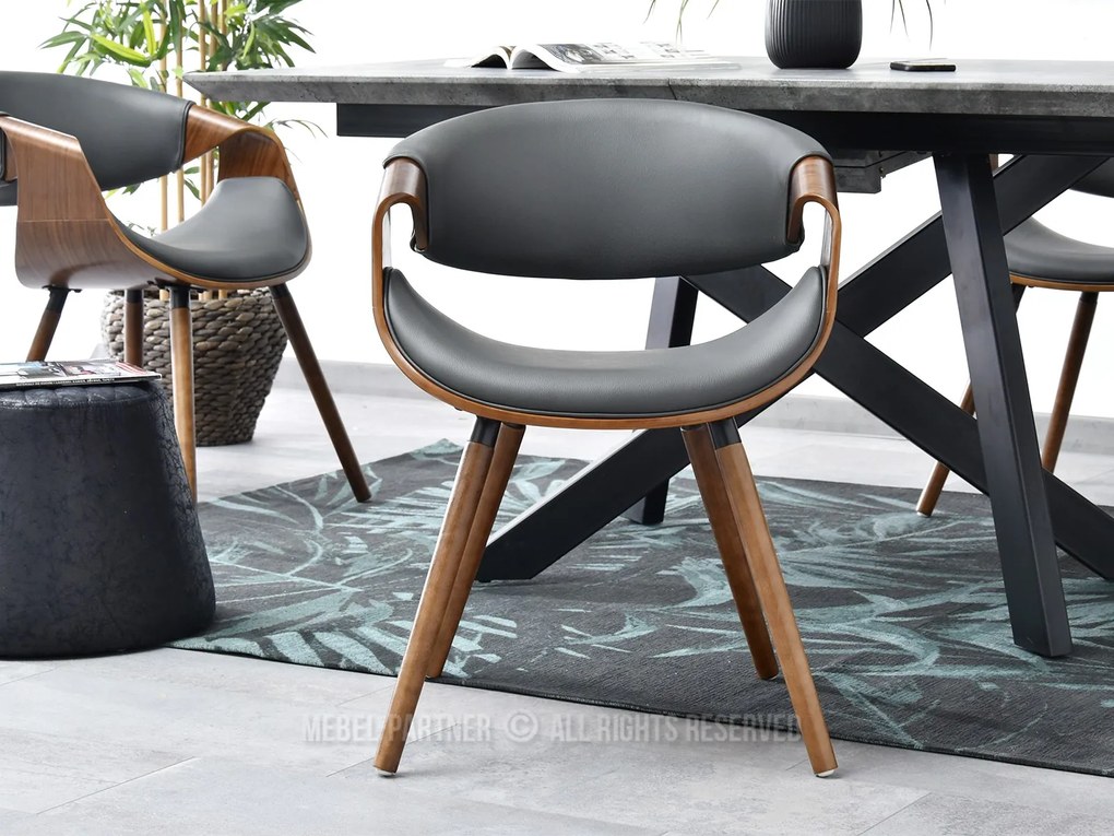 Scaun Bjorn K (gri + nuc). 1110938