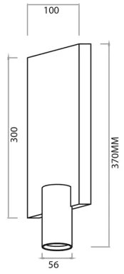 Spot de perete GENESIS 1xGU10/8W/230V negru