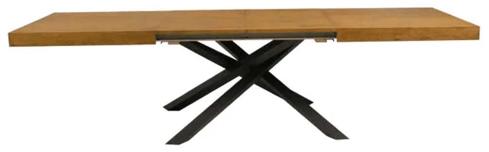 MASA WOOD - EXTENSIBILA CU PICIOR METALIC