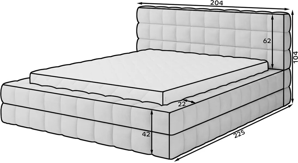 Pat Dizzle 160x200 cm Royal 04