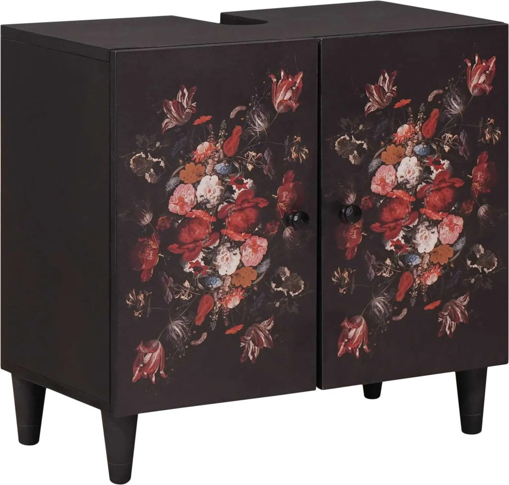 vidaXL Dulap de chiuvetă cu depozitare Multicolour 62 x 33 x 58 cm