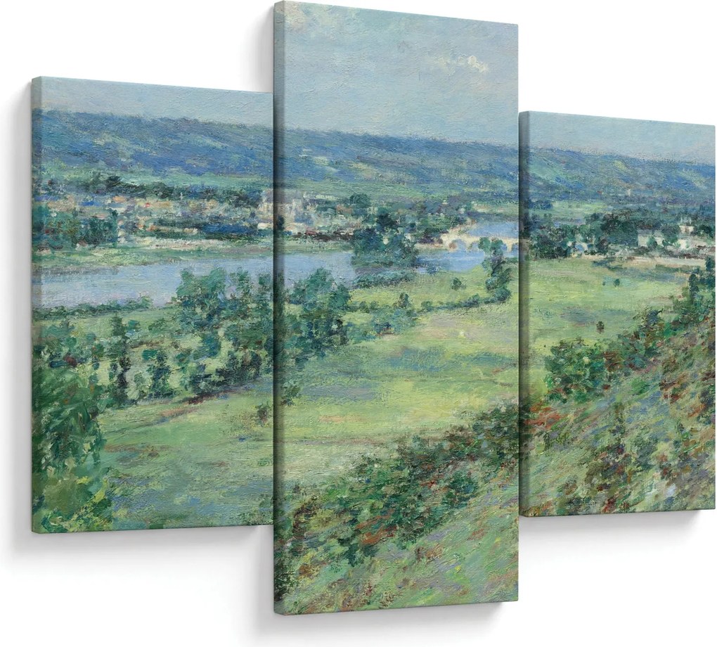 Tablou - Theodore Robinson, The Valley of the Seine, From the Hills of Giverny, reproducere (90x60 cm)