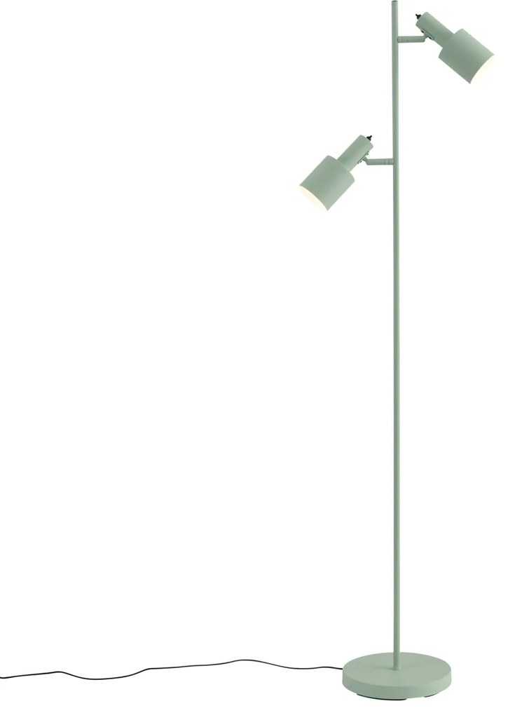 Moderne vloerlamp groen 2-lichts - Stijn