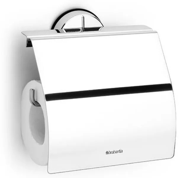 Suport hartie igienica Brabantia Profile 90300304, Montare pe perete, Rezistent la coroziune, Inox