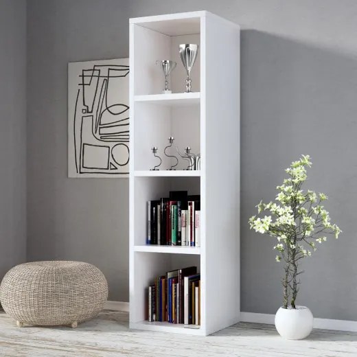 Deuba Bibliotecă Skylar 106x30x30cm - alb