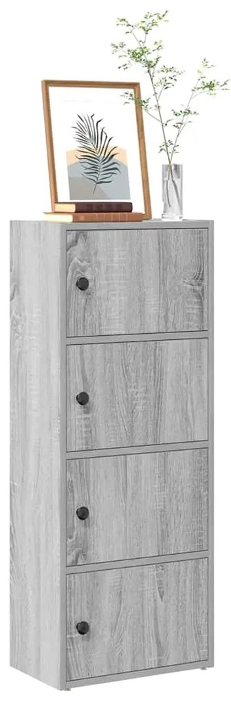 vidaXL Bibliotecă, gri sonoma, 40x24x102 cm, lemn prelucrat