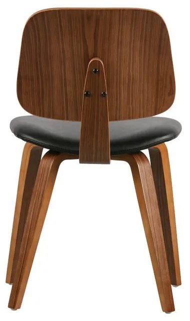 Scaun de dining negru-natural Classic – vtwonen