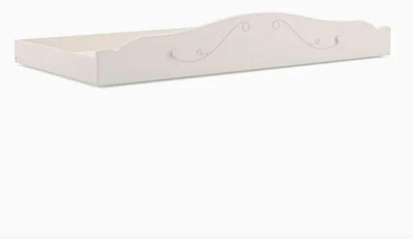 Sertar alb pentru pat de 90 x 200 cm alb Sweet