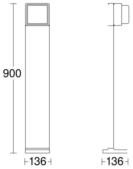 Steinel LED lampă exterioară reglabilă cu senzor GL 85 SC 900 LED/9W/230V IP44