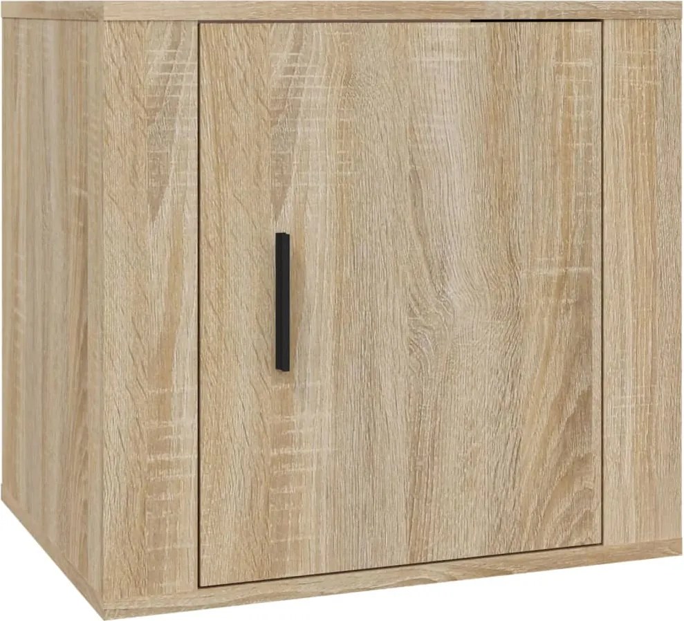 vidaXL Noptieră, stejar sonoma, 50x39x47 cm