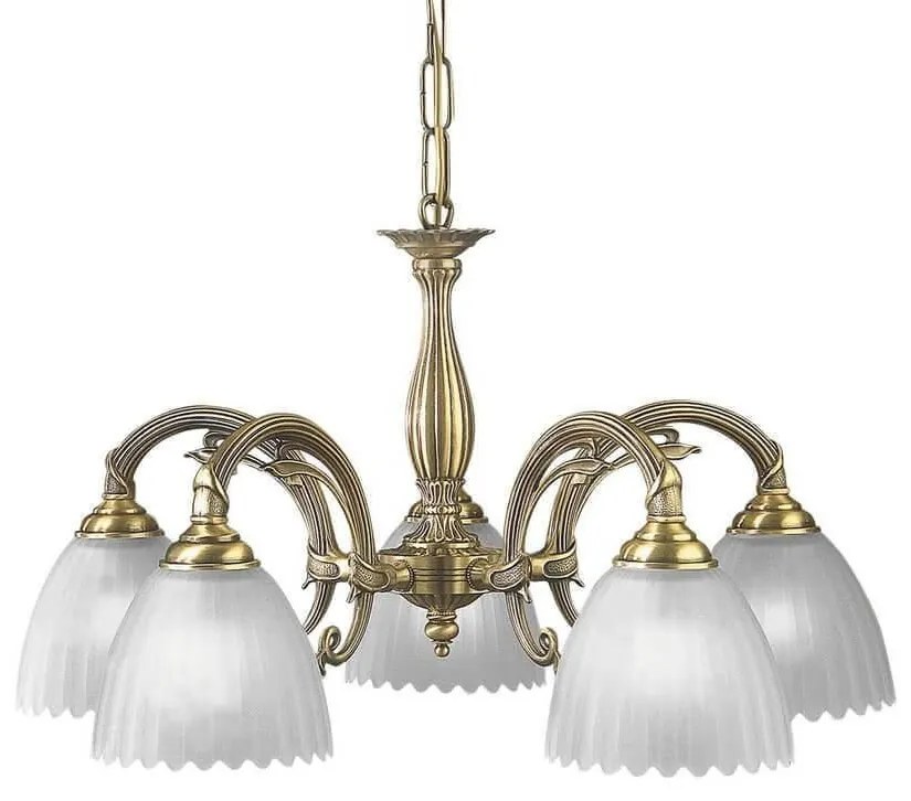 Candelabru clasic 5 brate design italian realizat manual 3520