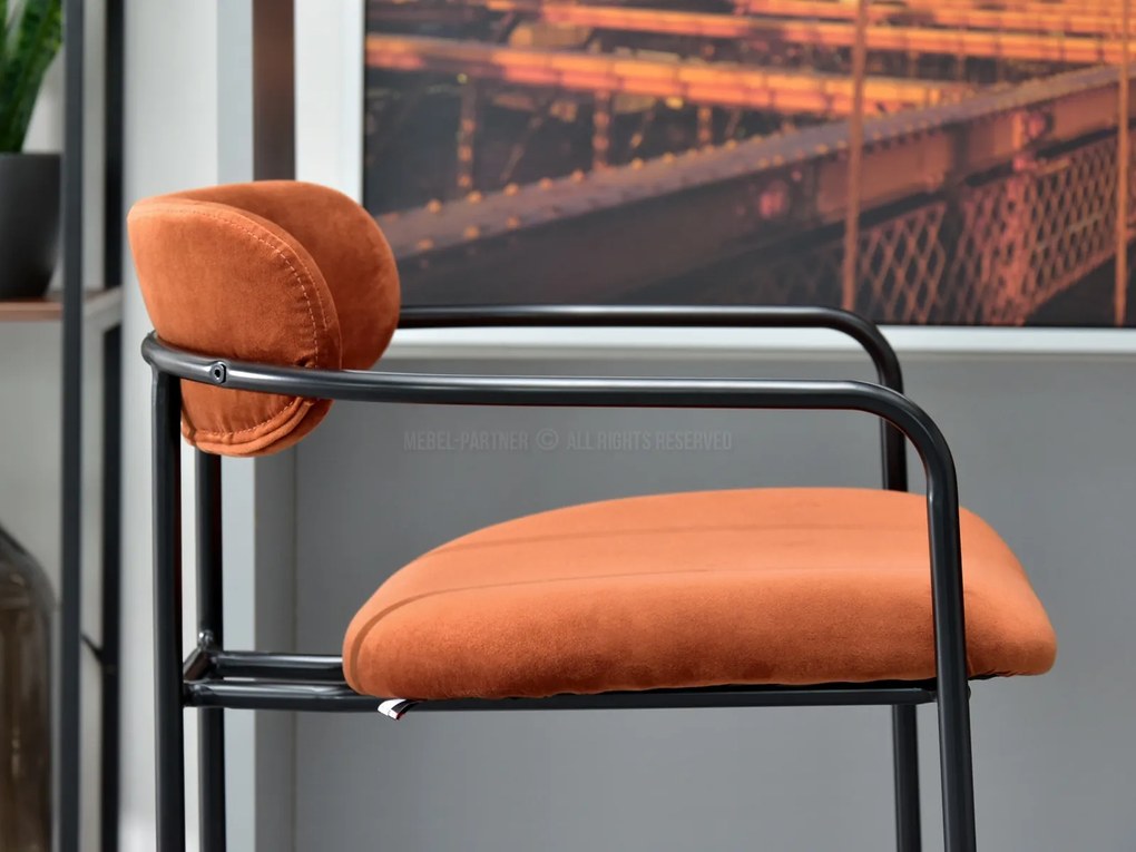 Scaun Viola (cupru + negru). Promo -10%. 1110756