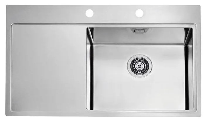 Chiuvetă de bucătărie ALVEUS 1103653 PURE 86x52,5 cm crom