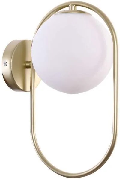 Cordel - Aplică aurie cu abajur mat