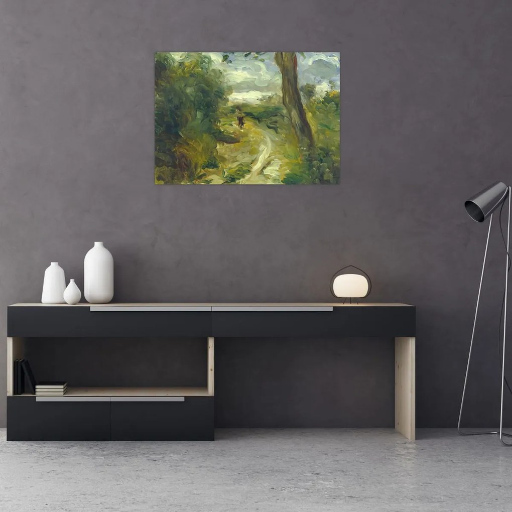Tablou pe sticlă - Auguste Renoir, Landscape between Storms, reproducere (70x50 cm)