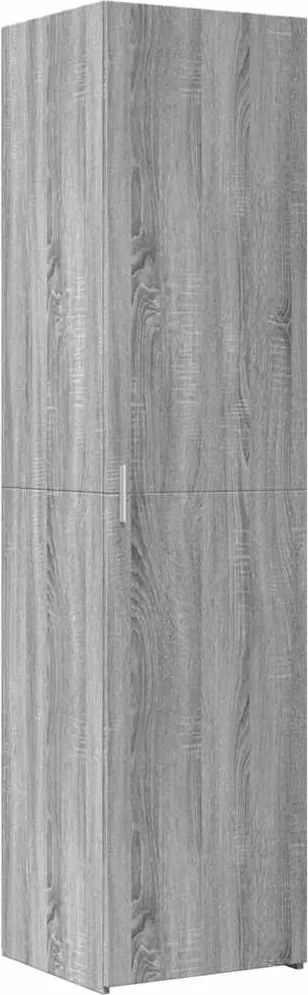 vidaXL Dulap înalt, gri sonoma, 45x42,5x185 cm, lemn compozit