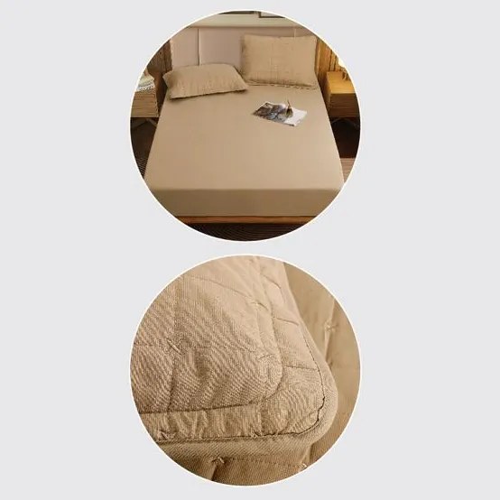 Cuvertura bumbac 100%, 4 piese, pat 2 persoane, 230x240 cm, EY05