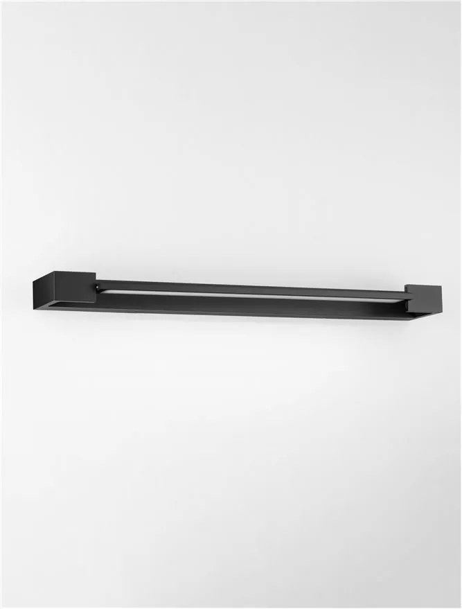 Aplica LED ambientala directionabila pentru baie/exterior IP44 PARK negru