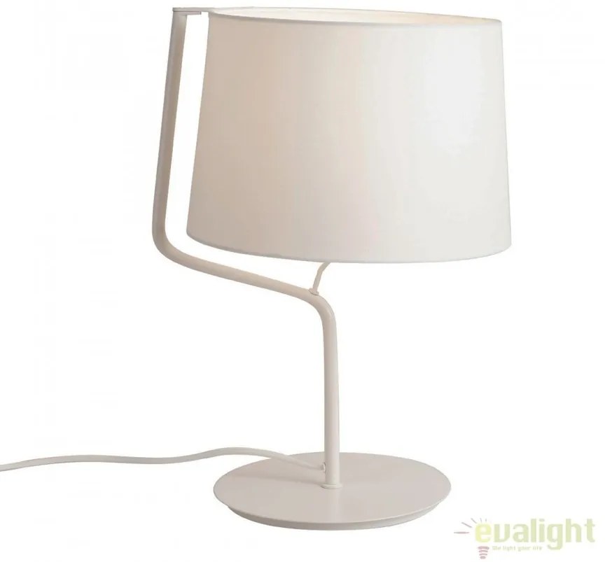 Veioza / Lampa masa design modern CHICAGO alba T0028 MX
