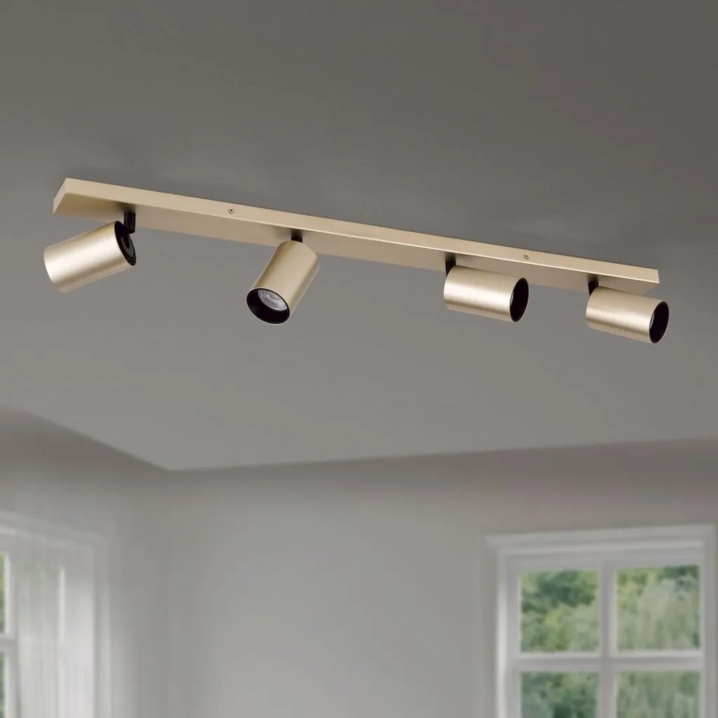 Aplica de perete/tavan cu Spoturi stil minimalist modern SEAN 4L auriu