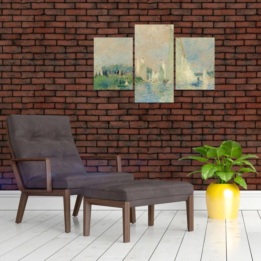 Tablou - Auguste Renoir, Regatta at Argenteuil, reproducere (90x60 cm)