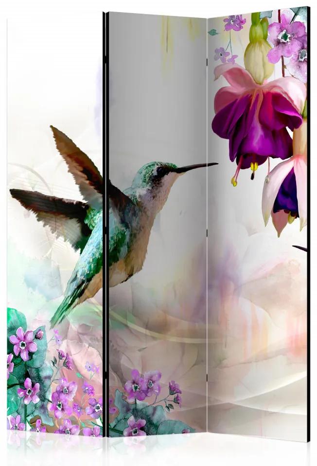Paravan - Hummingbirds and Flowers [Room Dividers]