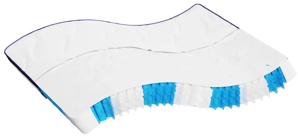 vidaXL Saltea cu arcuri buzunar, fermitate medie, 180x200 cm