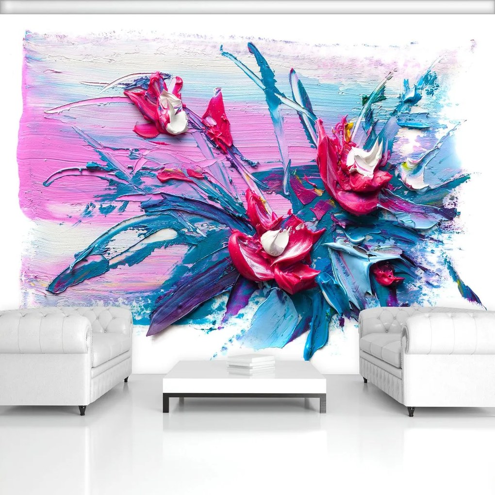 Fototapet - Flori de ulei (152,5x104 cm)