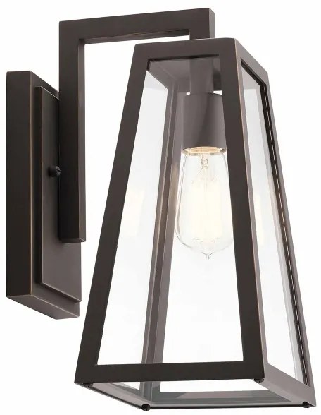 Aplică de exterior Kichler KL-DELISON-M-RZ DELISON 1xE27/60W/230V IP44