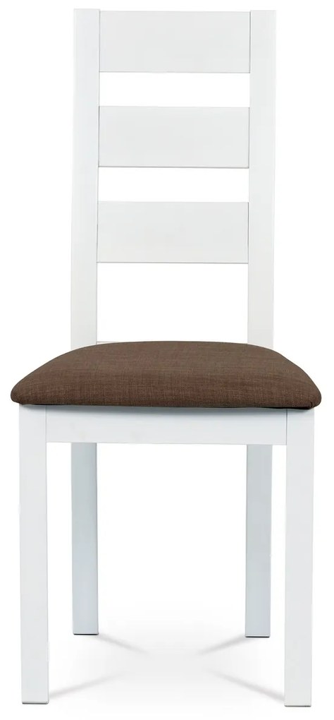 Set de scaune de sufragerie BC-2603 WT, alb, 2 buc