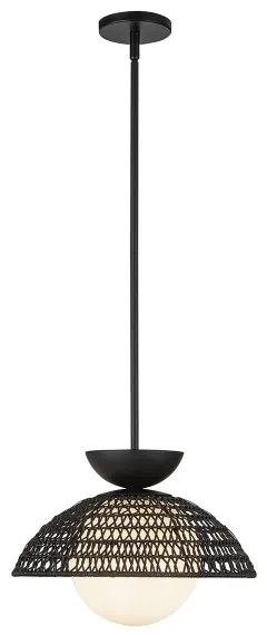 Alora Mood ALM-PERTH-P-BK - Lustră pe tijă PERTH, 1xE27/60W/230V, Ø 37,5 cm, negru